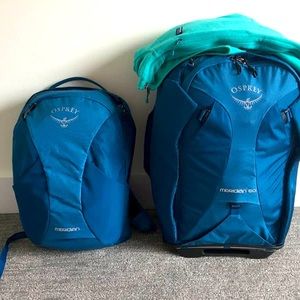 Osprey Meridian 60 roller bag With detachable daypack